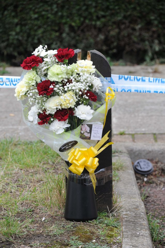  Flowers have been left outside his house and his death has shocked locals in Wisbech