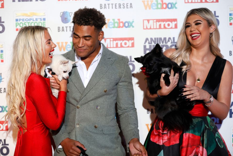  The Love Island stars fell head over heels for the adorable pooches