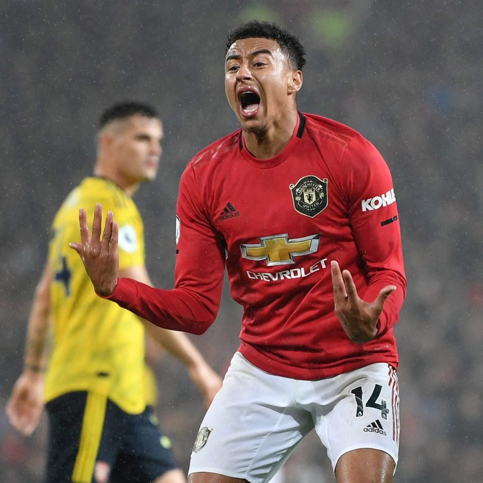  Jesse Lingard has not scored or assisted since January and did not look like breaking his duck against Arsenal