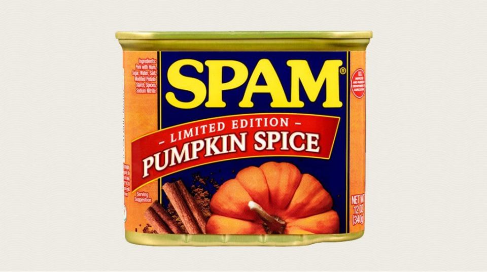  Now you can get pumpkin spiced spam in Walmart