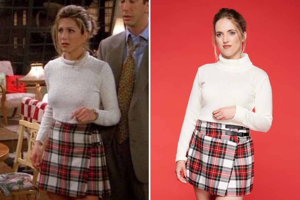 90s fashion is back in vogue as the high-street is awash with tartan skirts, roll necks and Doc Martens