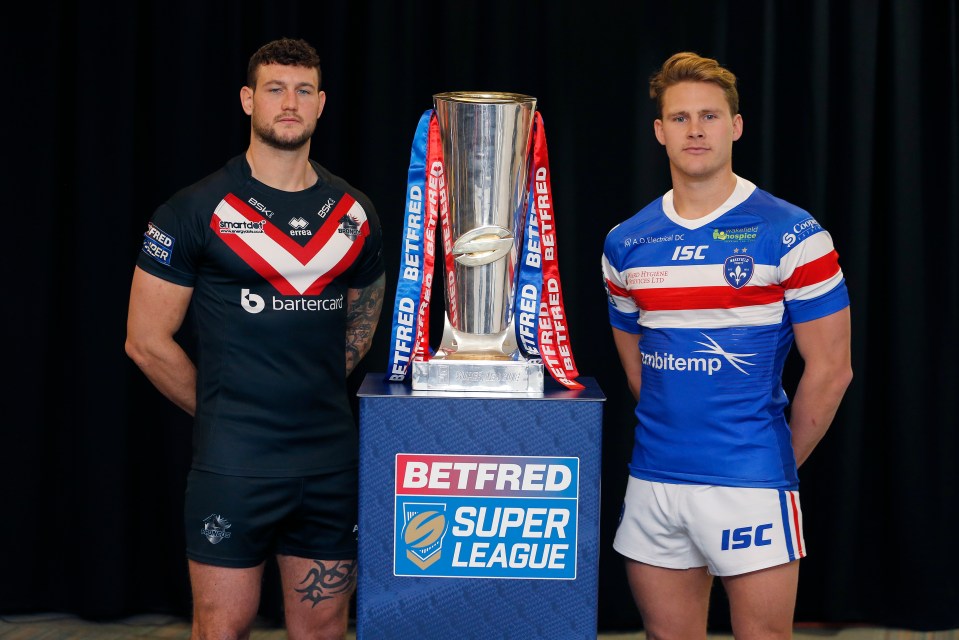  Jay Pitts (left) believes Super League is better with London in it as they face Wakefield