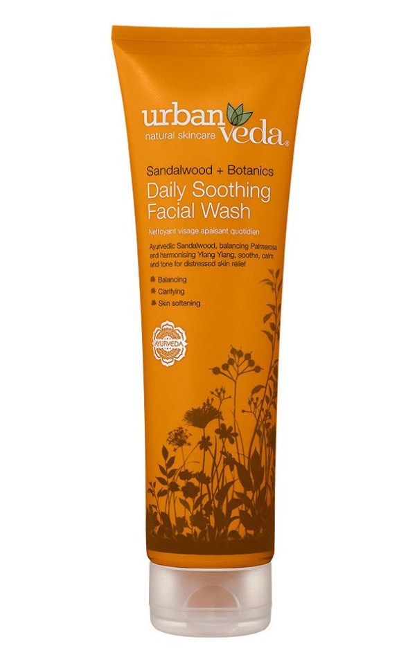 Urban Veda Daily Soothing Facial Wash leaves a cleansed, non-irritated complexion