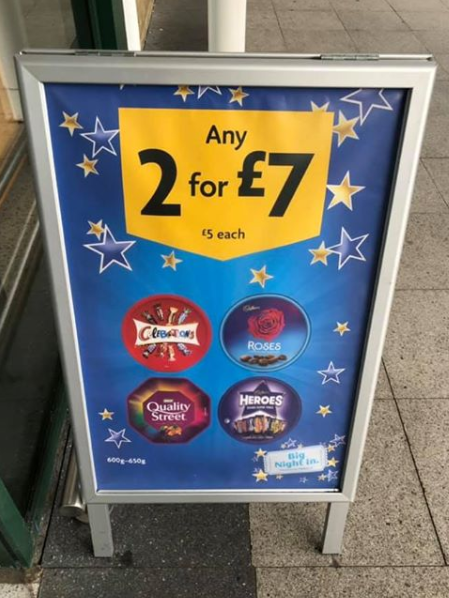  Morrisons shoppers will be able to buy two tubs for £7 this week