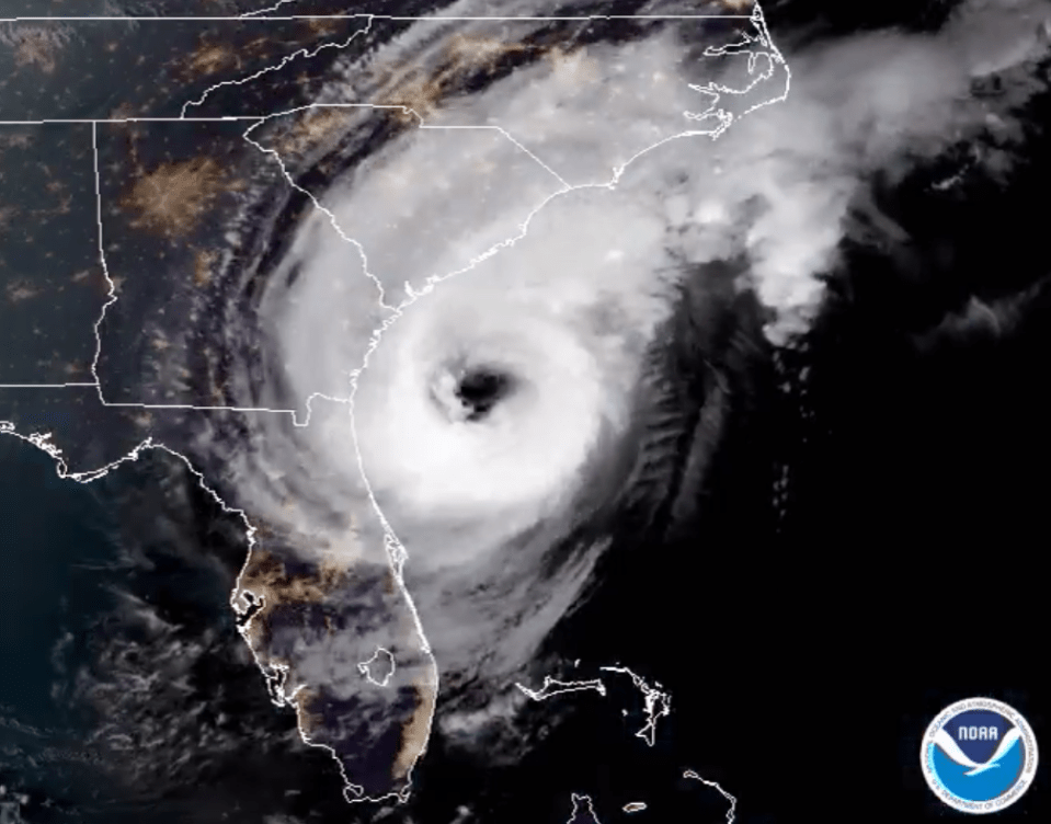  The deadly vortex has slammed into South Carolina