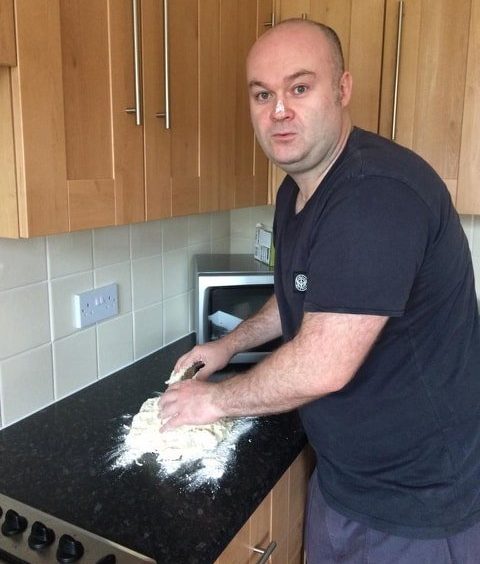  Calum making a family favourite pizza for a fraction of the price of a Domino's