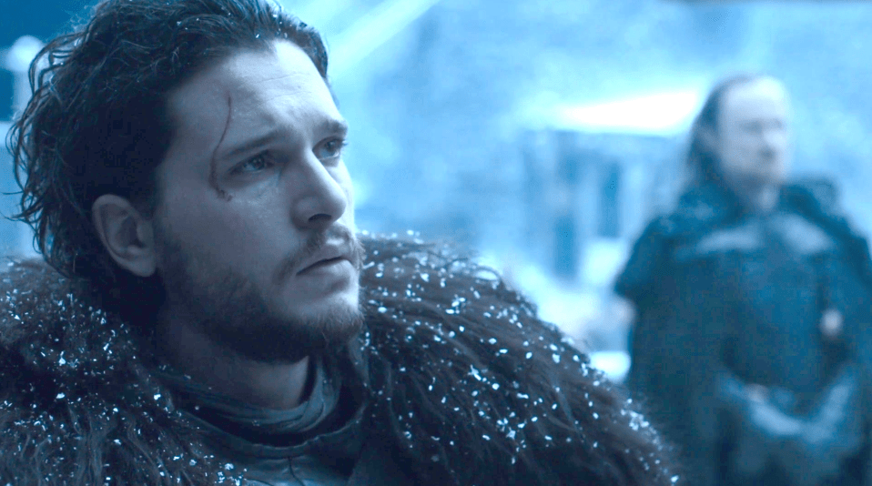  Jon Snow headed north of The Wall after murdering Daenerys Targaryen