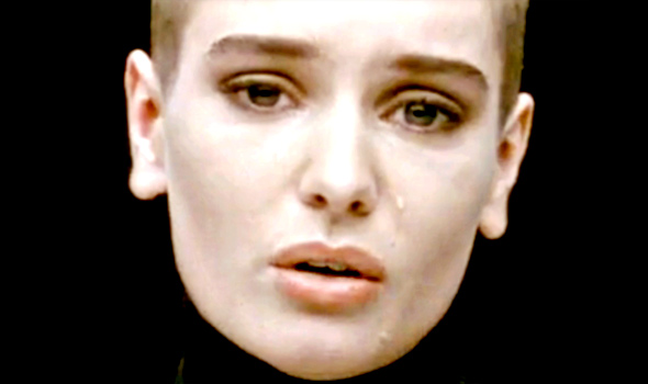 The singer, seen in the video for Nothing Compares 2 U, had a worldwide hit with the song in 1990