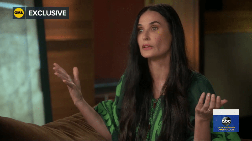  Demi Moore has revealed all about a drug seizure that nearly killed her