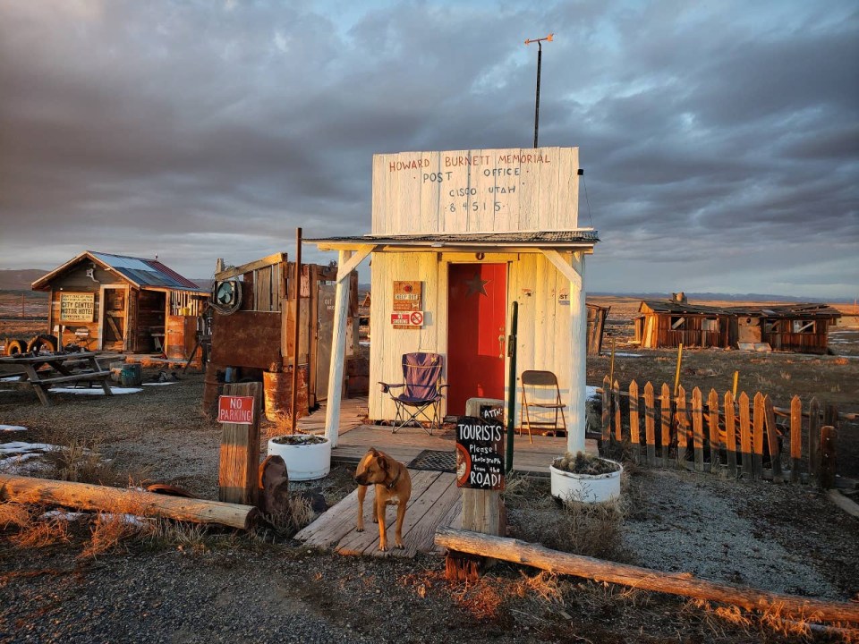 You can stay in an abandoned desert town