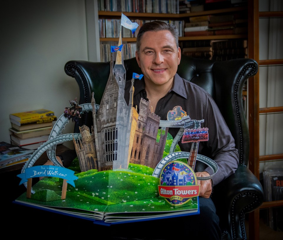  Alton Towers Resort have partnered with David Walliams for a new attraction based on his books