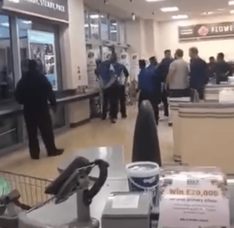  Aldi staff were left stunned after a gang tried to smash their way into their London store