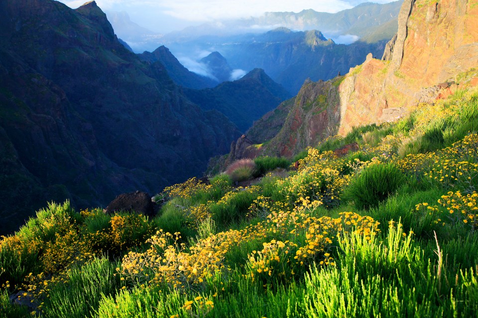 Madeira boasts incredible views thanks to its unique landscape carved by volcanoes