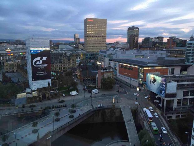 The Guardiolas eventually moved to trendy Deansgate