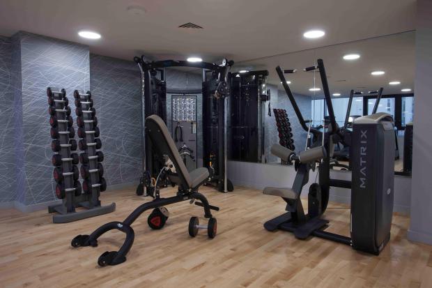 The City manager’s eventual choice of home in Manchester means he can keep himself in shape in the private gym