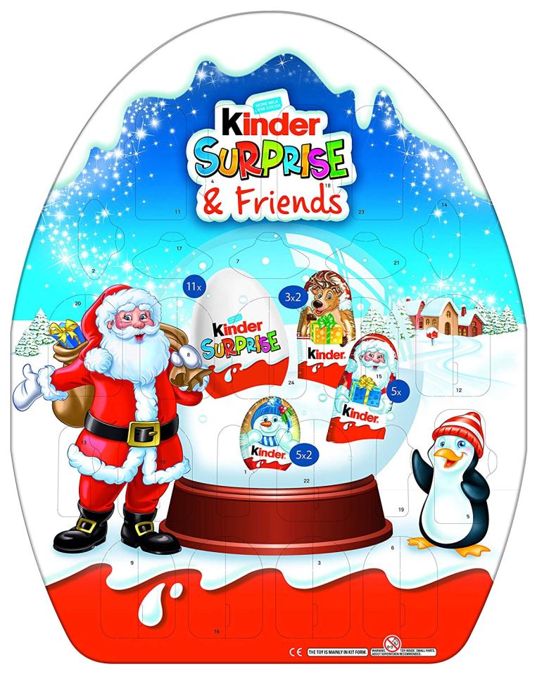  This Kinder advent calendar contains 32 chocolates and is just £12 at Costco