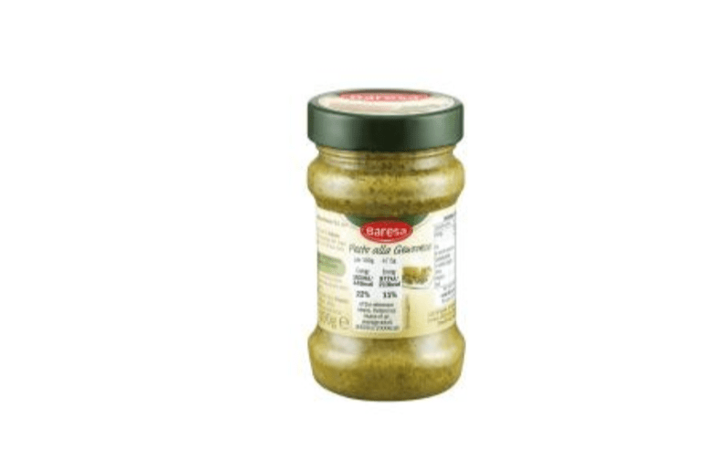  The product recall applies to Baresa Green Pesto Alla Genovese 190g