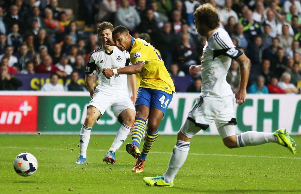 Gnabry came to the fore in the 2013-14 season