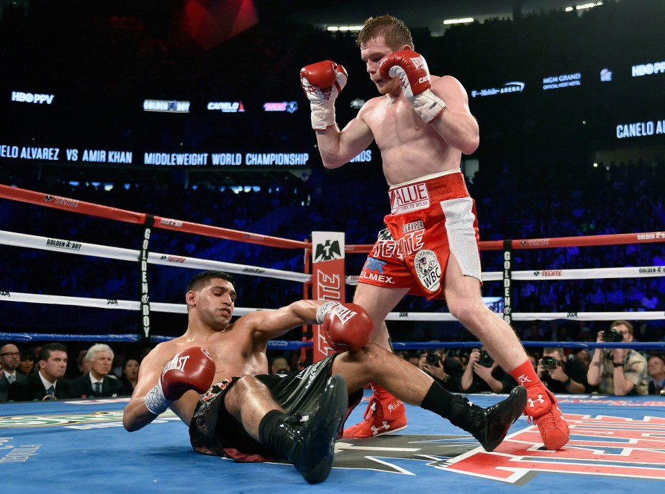 Khan was brutally knocked out in six rounds against Canelo