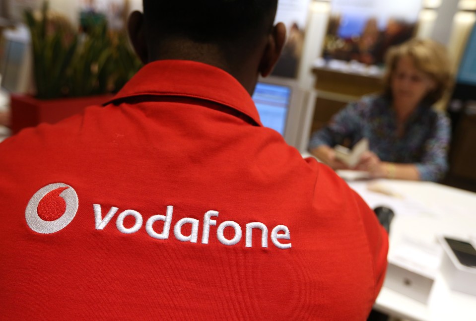  Vodafone customers reported problems over the weekend