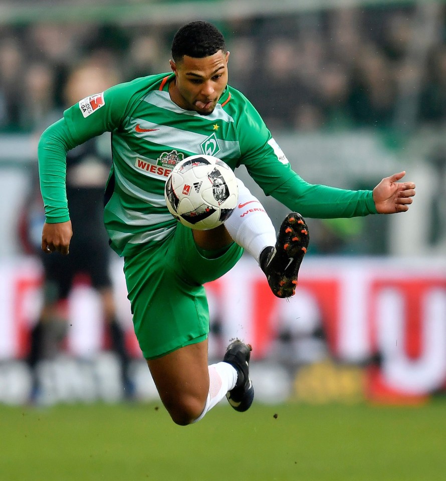 Gnabry starred for Werder Bremen after a £5m move from Arsenal