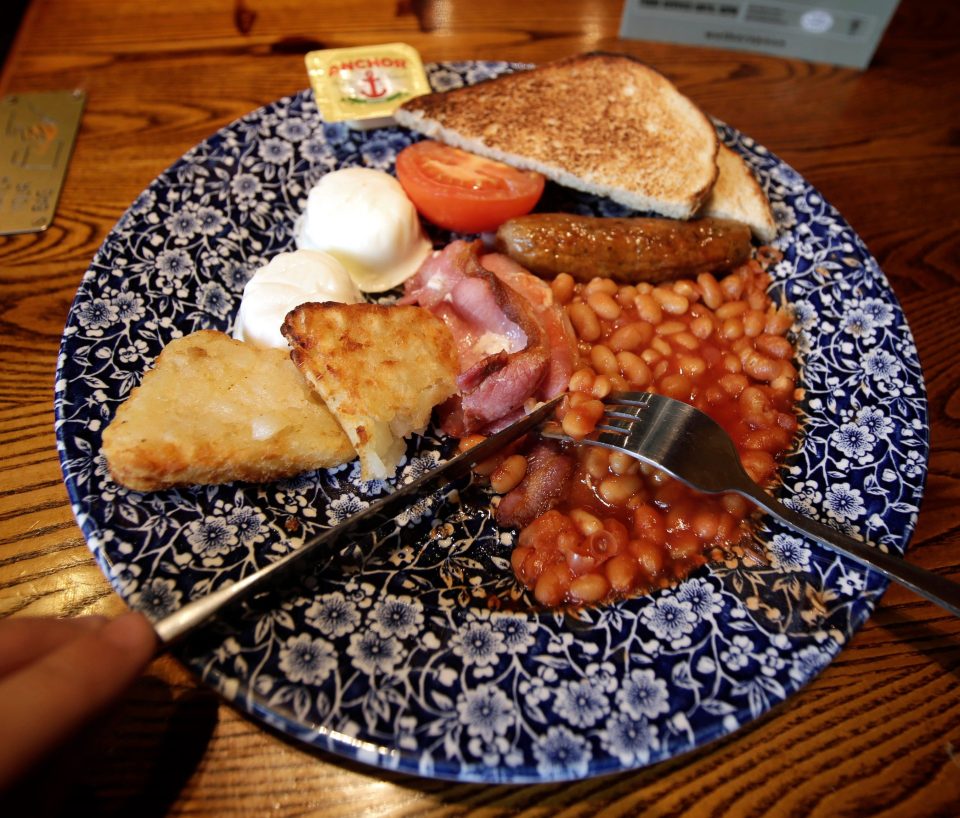  The all day breakfast at Wetherspoons totals a huge 1260 calories