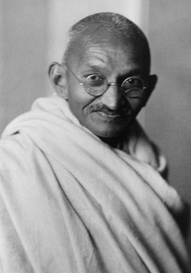  Mahatma Gandhi led the fight for Indian independence from Britain before his murder aged 78 in 1948