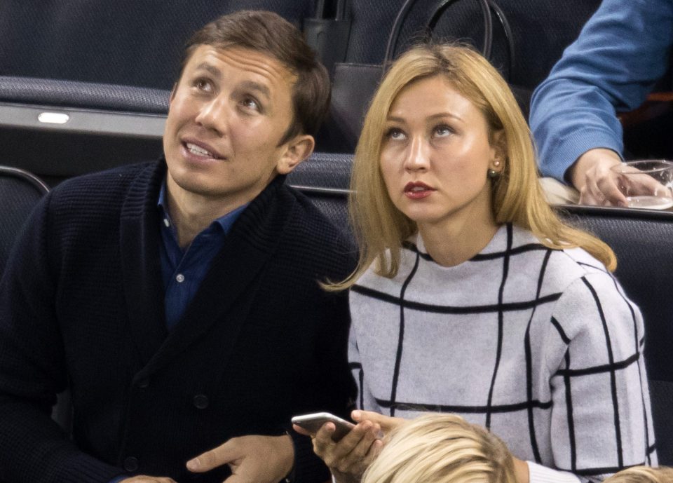  Now fully integrated into US life, Golovkin lives with wife Alina in Santa Monica, California