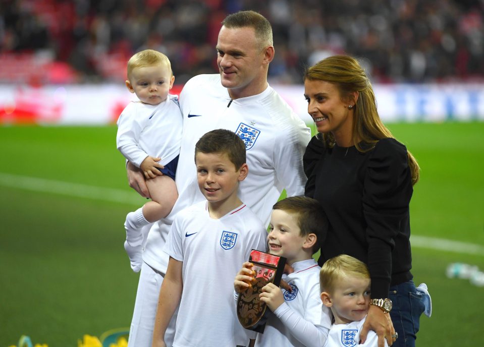  Wayne and Coleen have four sons together