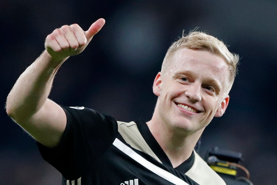  Donny van de Beek could have joined Manchester United for just £35m