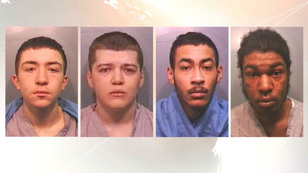  Four men were charged and jailed in connection with AJ's murder