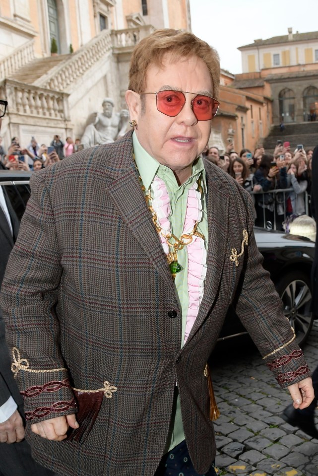  Elton John later claimed he had 'offset' the couple's carbon footprint with a large donation to an eco firm