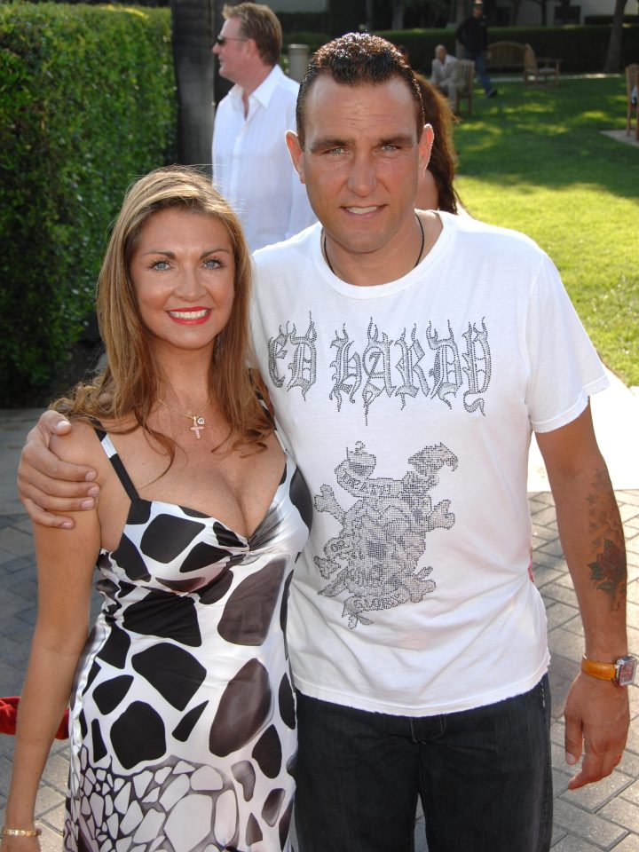 The star with Tanya in 2007. He vowed never to be with another woman after her death