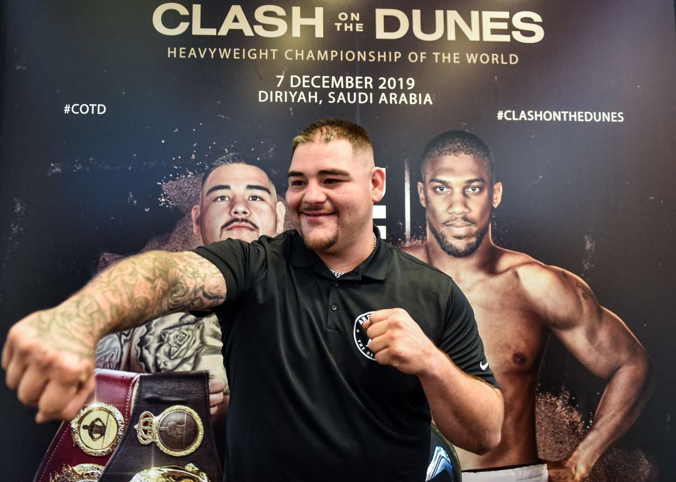  Ruiz faces AJ for a second time on December 7 in Saudi Arabia