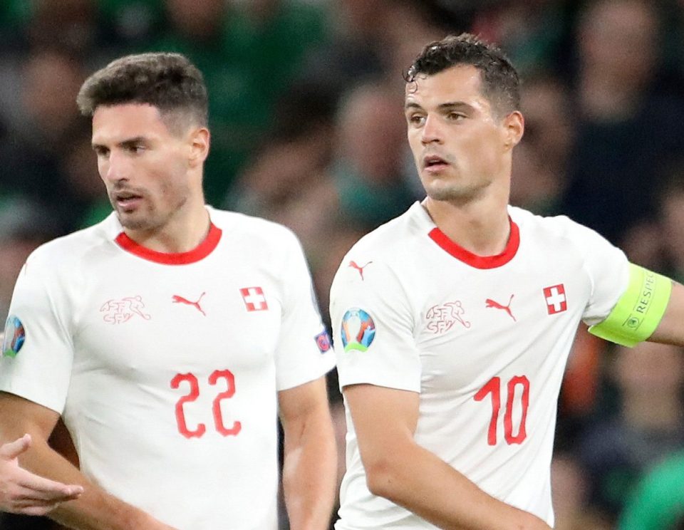  Newcastle star Schar plays alongside Xhaka for Switzerland