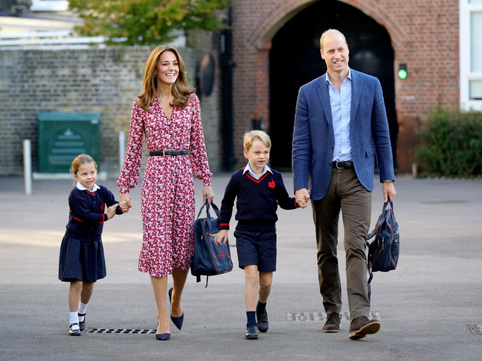  William said George in particular is 'obsessed' with tractors