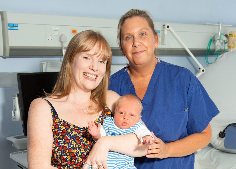  Midwife Charlotte Day gave birth just ten hours after delivering another mum’s baby