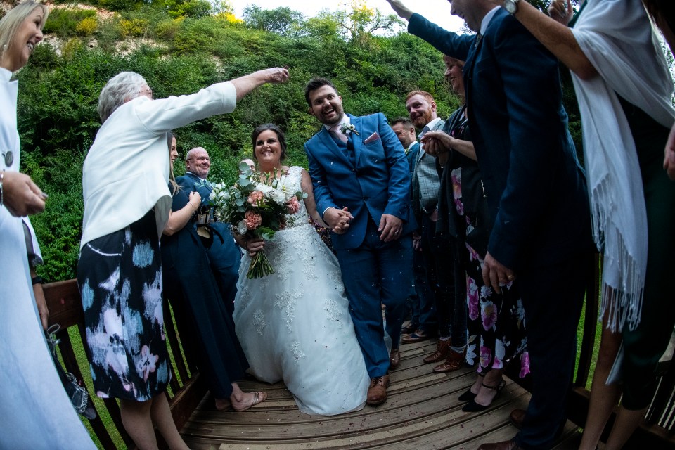  On the day of their wedding last month, Amy said: 'It is a dream come true, utterly magical'