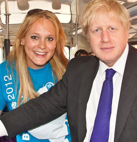  Jennifer pictured with Boris on his mayoral campaign in 2012