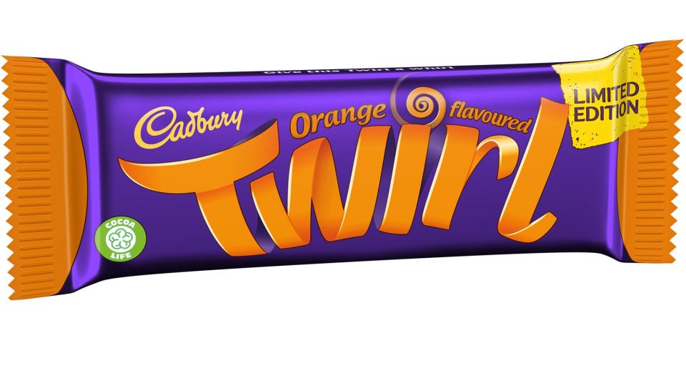  Cadbury's Orange Twirl chocolate bar won't be around for long