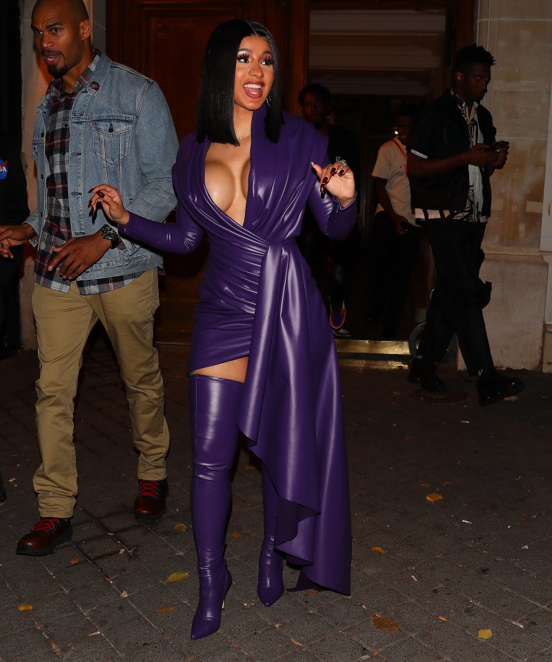  Cardi is in the French capital for Paris Fashion Week