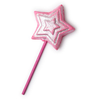  This reusable pink sparkly bar has a sweet bubblegum scent