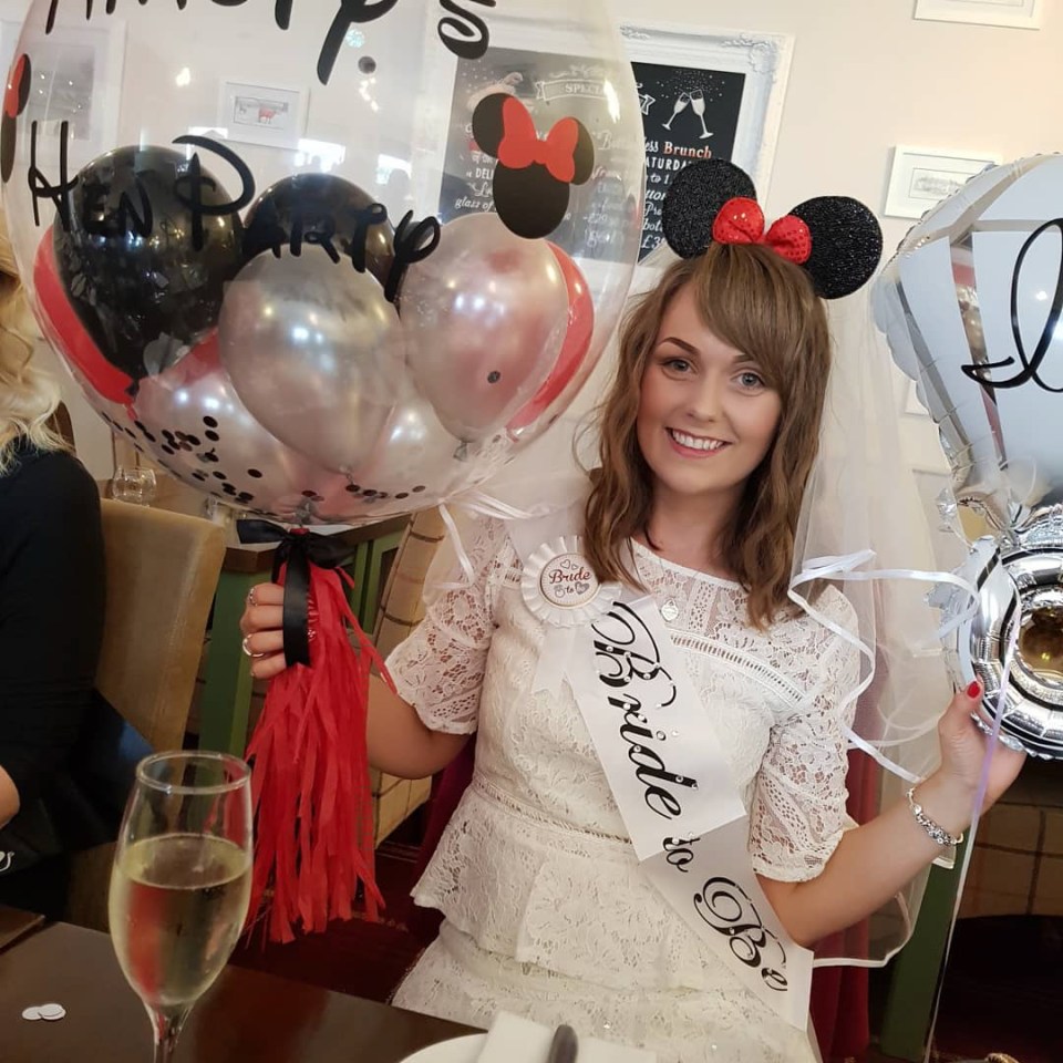  Kirsty Goldsmith, 26, took her Disney obsession to new heights by planning the ultimate themed wedding