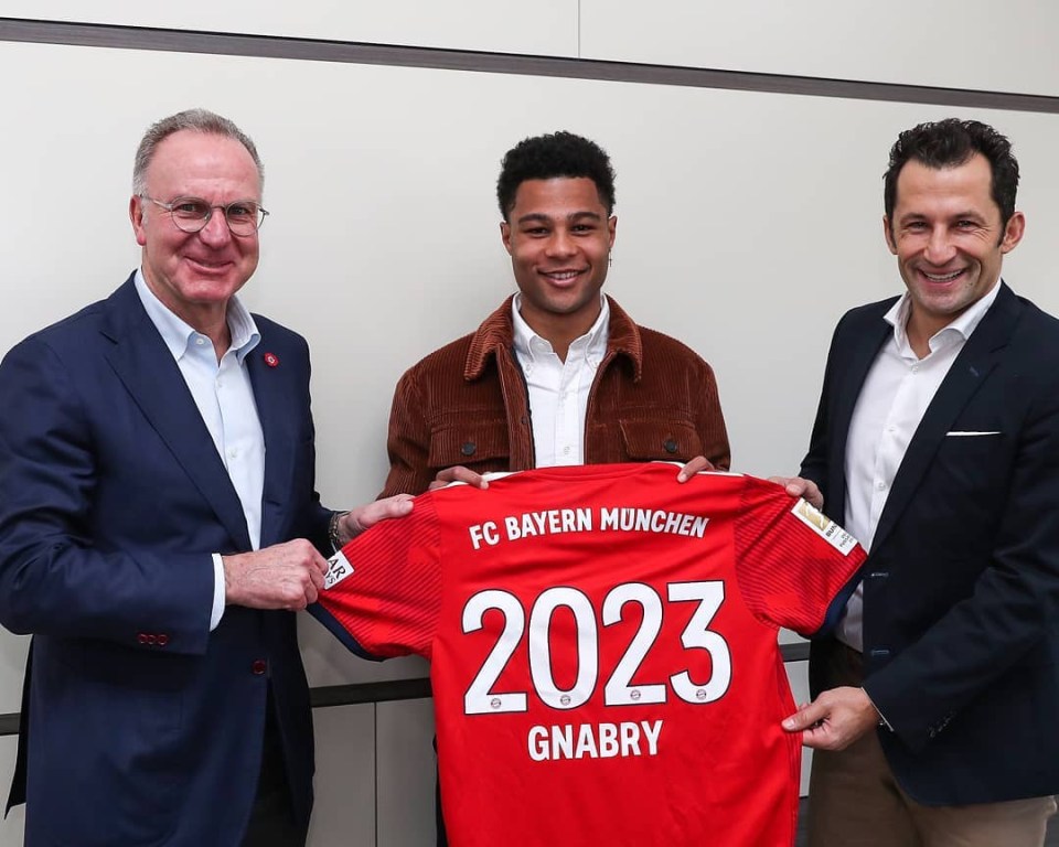 Bayern Munich bought Gnabry in 2017 for £7m, before loaning him to Hoffenheim