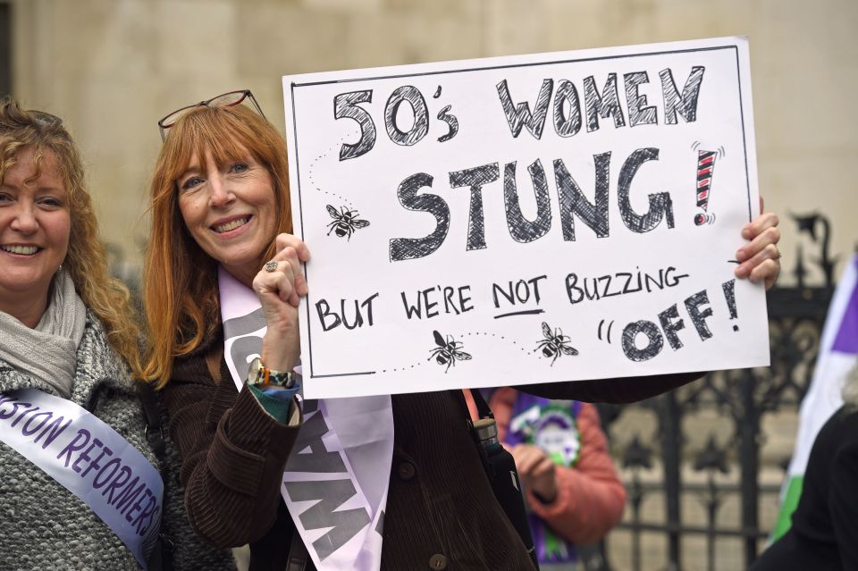  The WASPI campaign group believes women have been wronged by the government