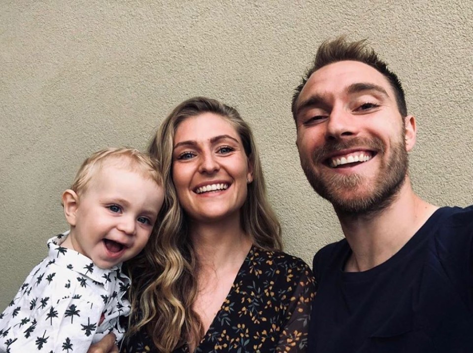 Sabrina, Chris and little Alfie in a recent Instagram