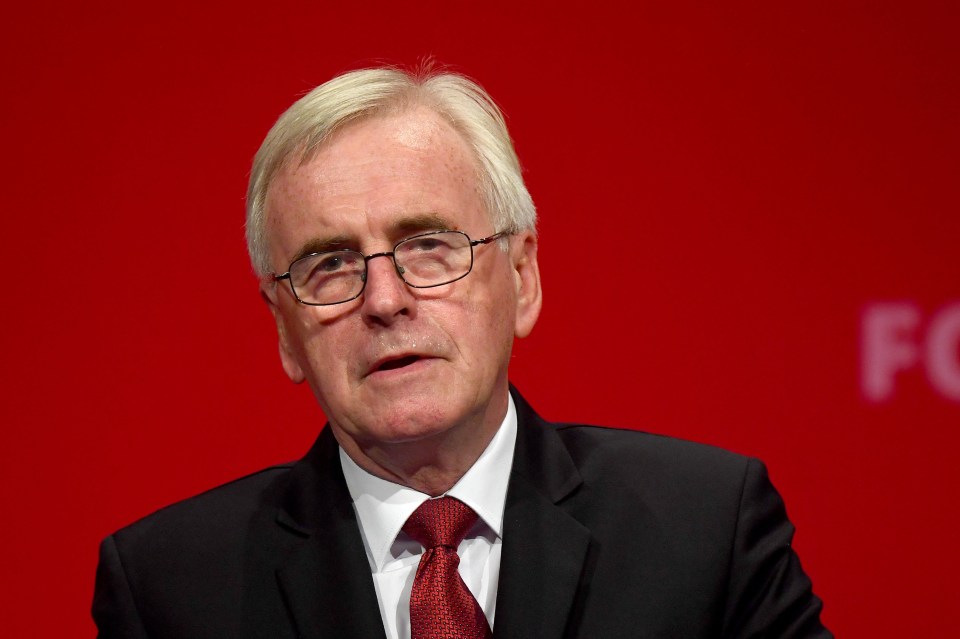  Labour's John McDonnell vowed the party 'will make sure rich corporations pay their taxes'