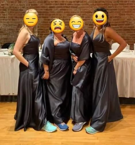  Would YOU choose a black dress for your bridesmaids?