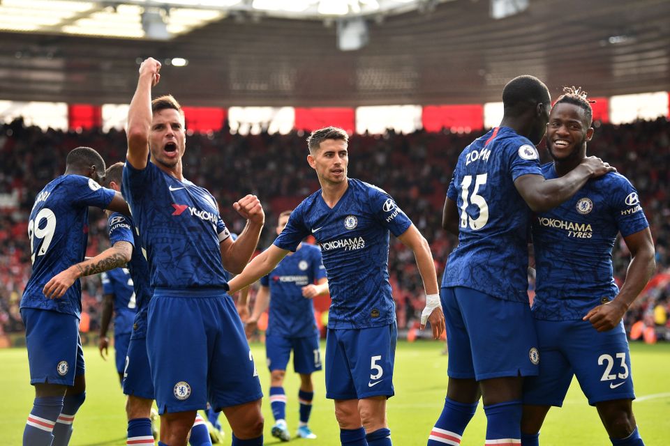  Chelsea won comfortably at St Mary's on Sunday