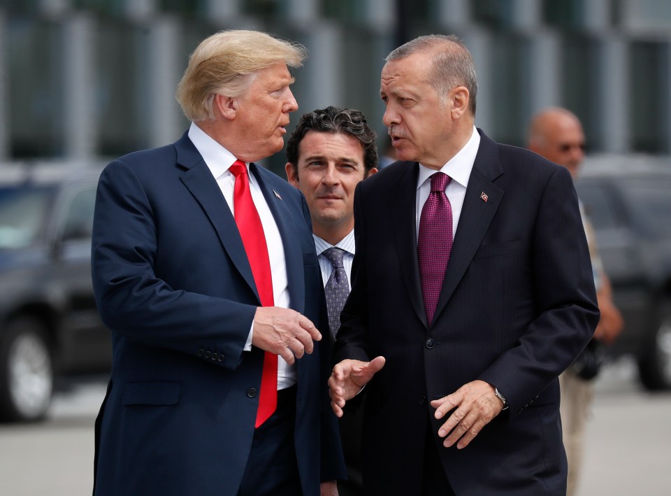  Trump and Turkish President Recep Tayyip Erdogan spoke over the phone before the shock announcement